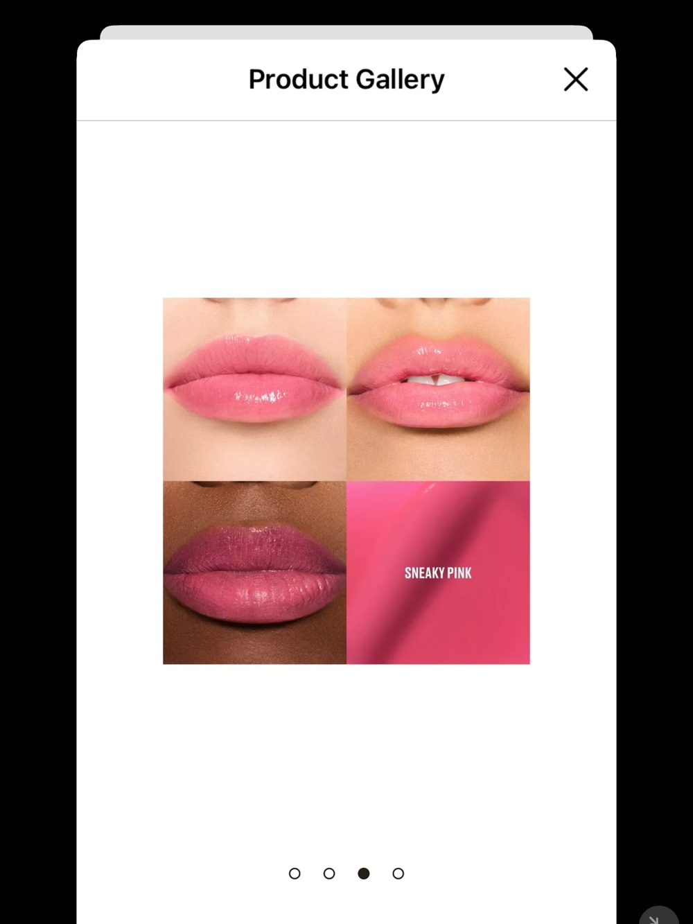 Mac Sneaky Pink Lipstick Gloss - Women Makeup